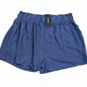Brand New Women's Shinestar Paperbag Waist Shorts